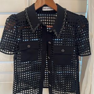 Self portrait top like new